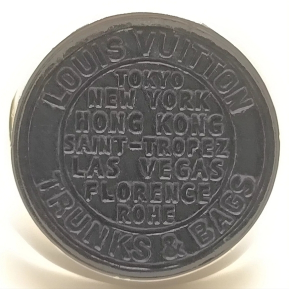 LOUIS VUITTON RING MP1802 SILVER BLACK - Picture 7 of 11